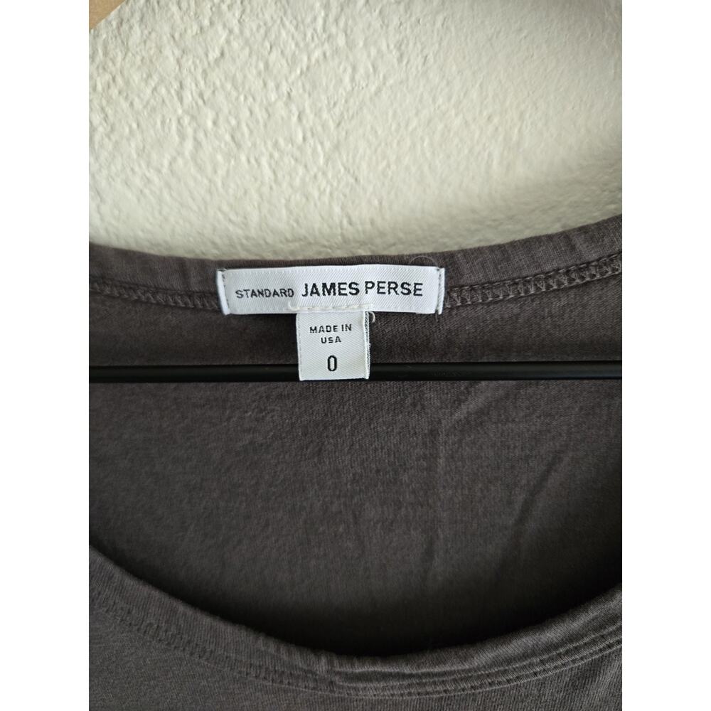 Standard James Perse Dark Gray Tank Midi Sun Dress Size 0 Quiet Luxury Normcore - Picture 3 of 6